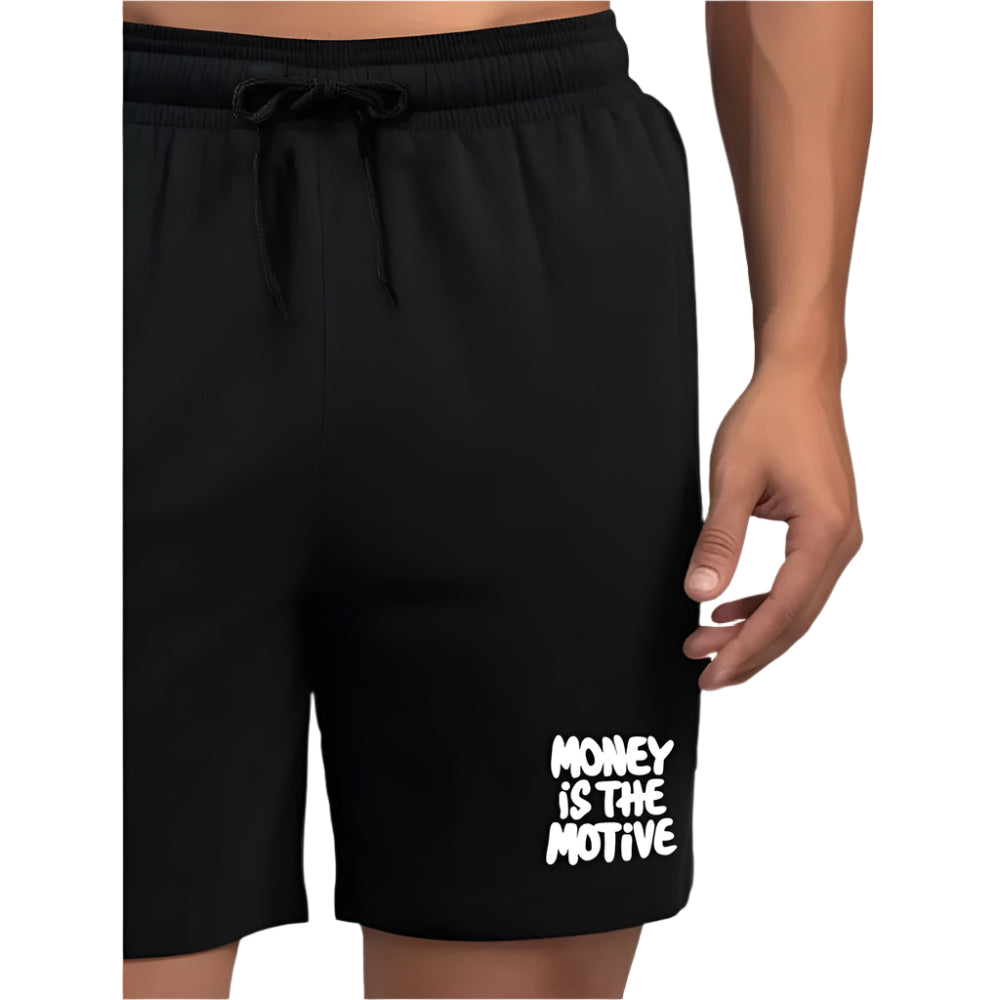 Money Is D Motive Plus-Size Shorts Set PSM-9901