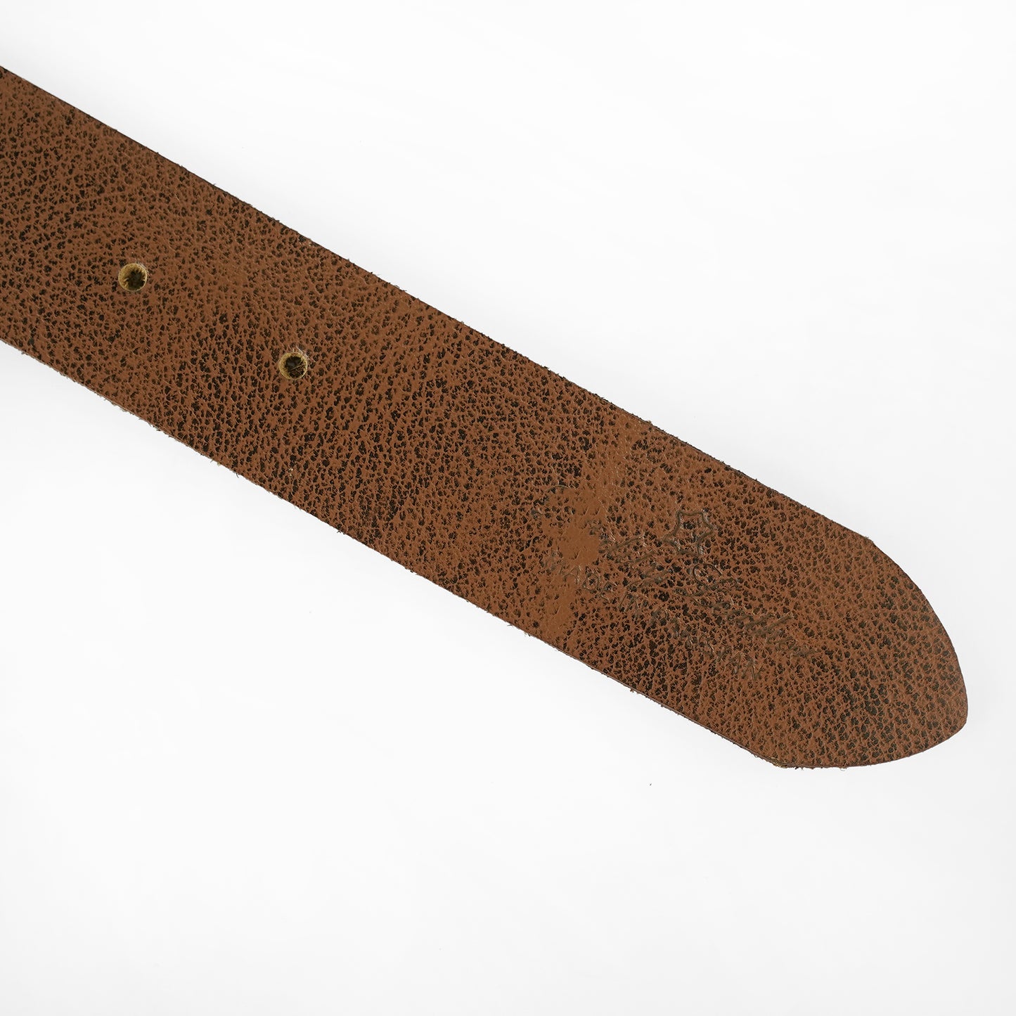 Mustard Textured Distressed Leather Belt with a rugged finish, crafted from premium leather for a stylish and versatile look. Perfect for casual and smart outfits.