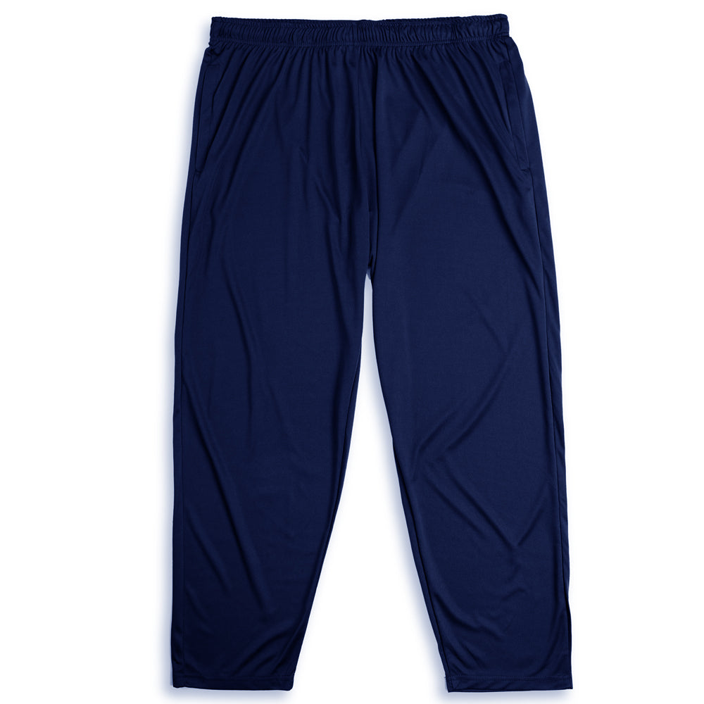 Navy Blue Polyester Plus Size Sportswear Tracksuit PSM-7860