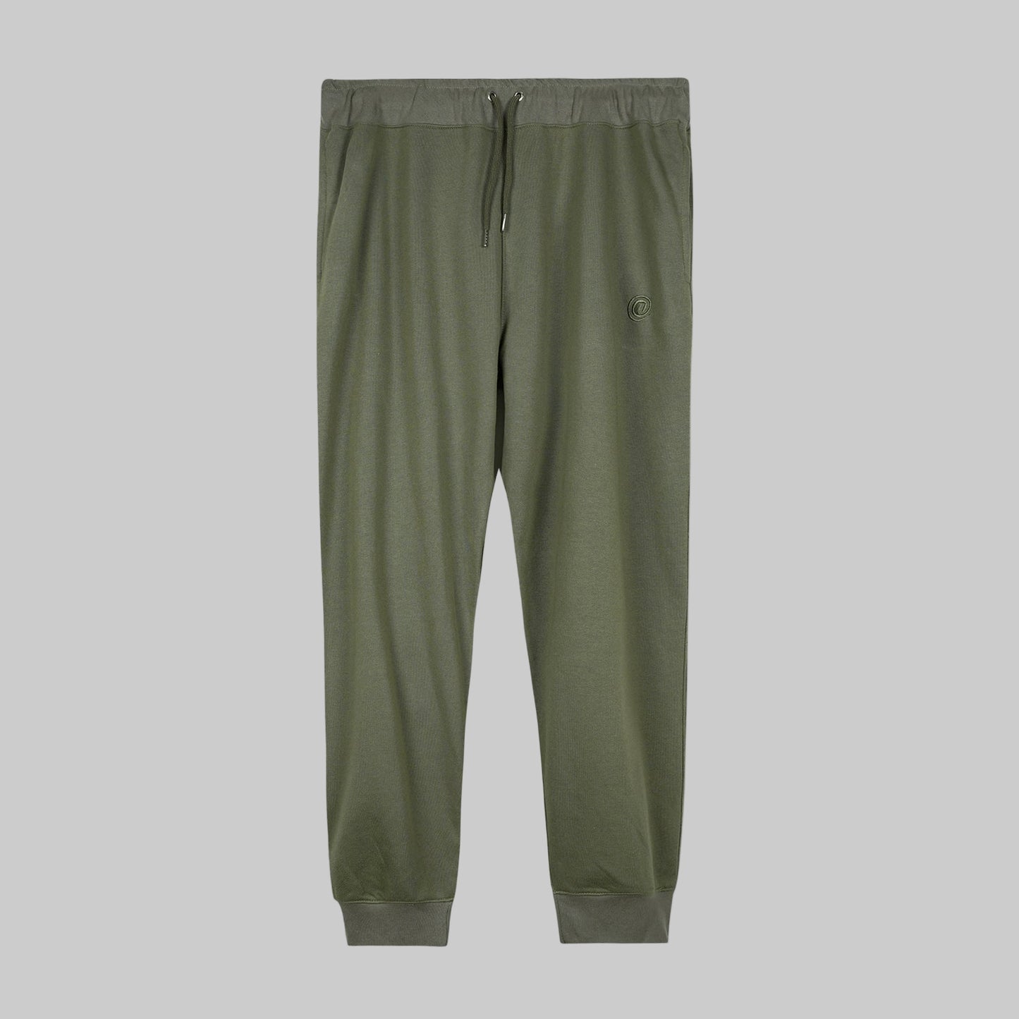 Olive Trail Plus-Size Terry Joggers PSM-8617