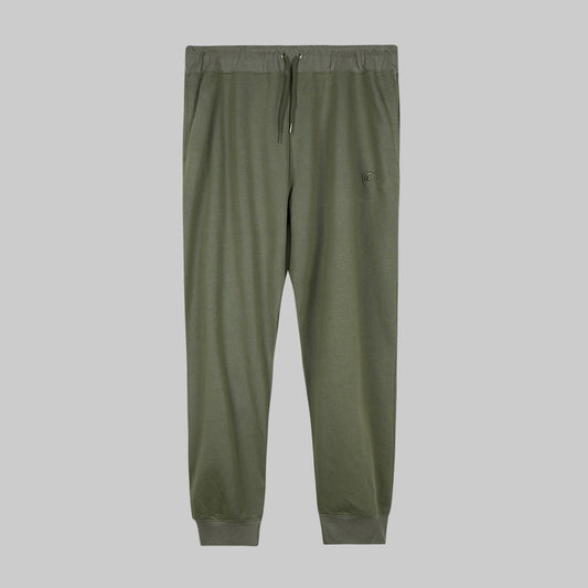 Olive Trail Plus-Size Terry Joggers PSM-8617
