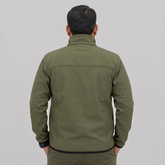 Olive Green Soft Shell Jacket PSM-11725