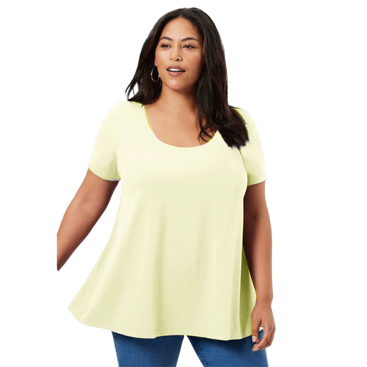 Pink Whisper Short Sleeve Swing Tee PSW-9296