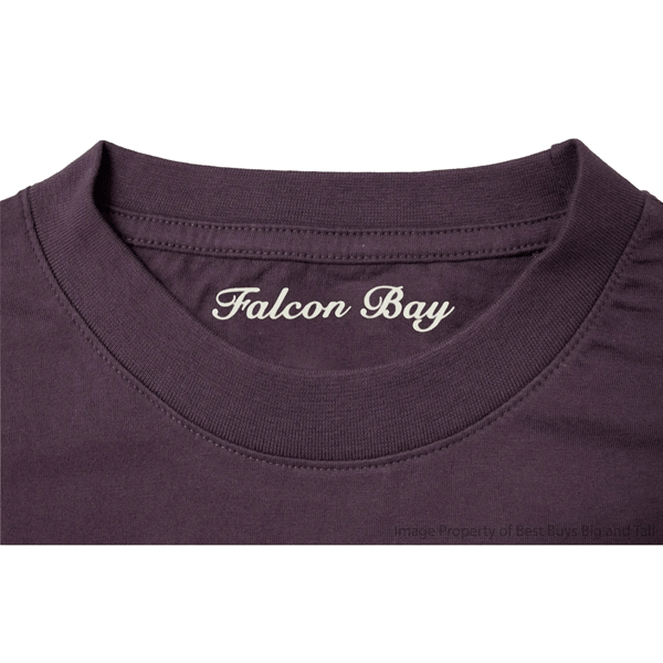 Plum Cotton Pocket Crewneck T-Shirt