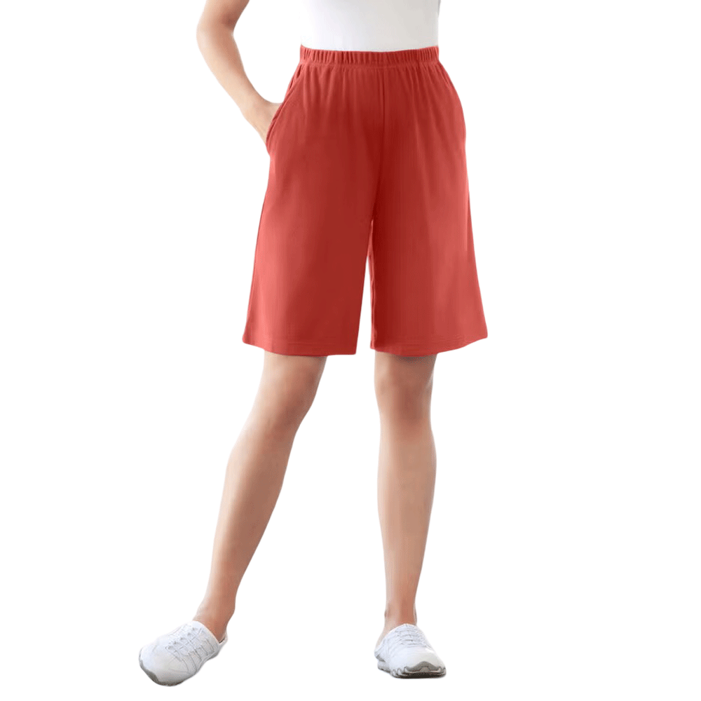 Red Ochre Plus Size Women Knit Short PSW-9299