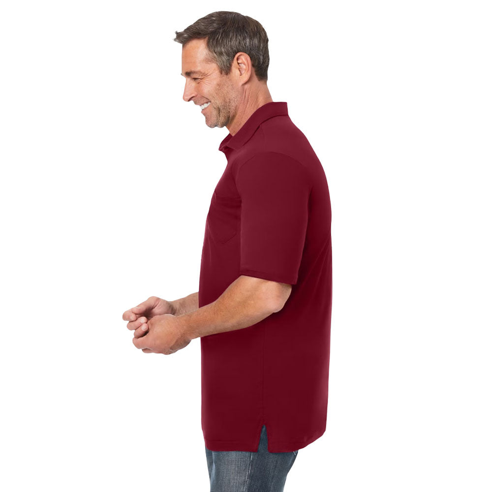 Rich Burgundy Jersey Big & Tall Polo Shirt PSM-9799