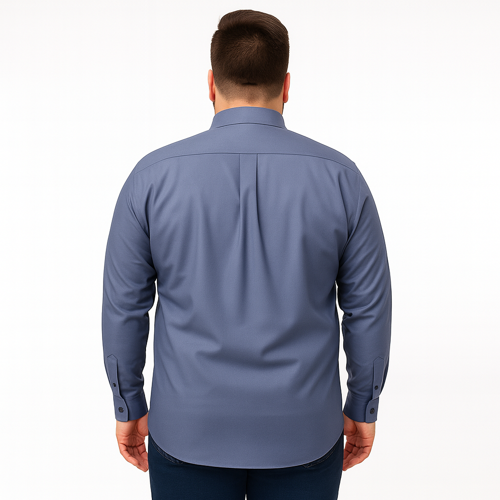 Slate Blue Premium Full Sleeve Shirt PSM-10143