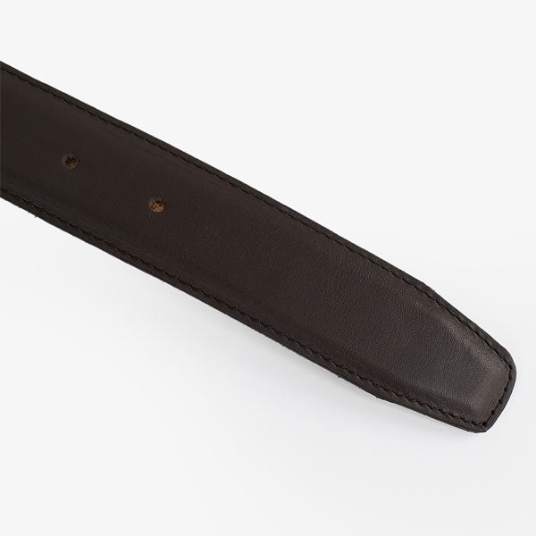 Sleek Brown Plus-Size Leather Belt PSM-9251
