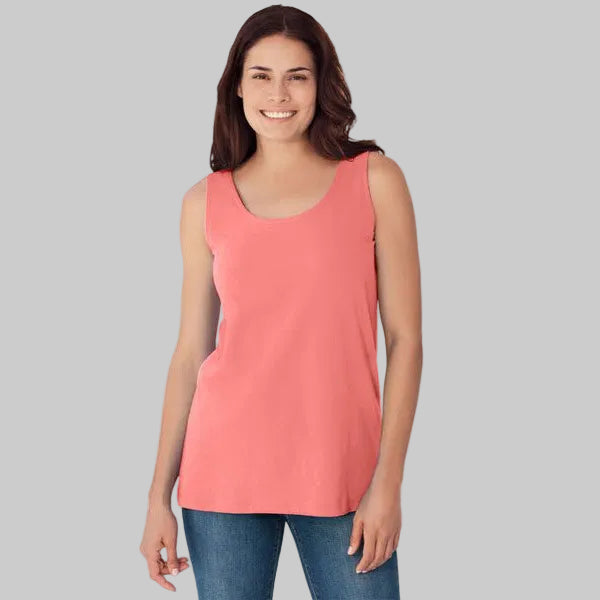Sweet Coral Scoop Neck Tank PSW-5811