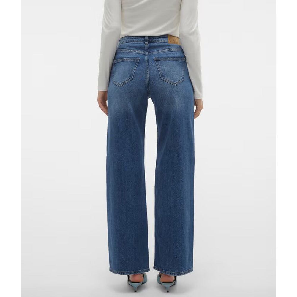 Medium Blue Denim Wide Leg Fit Jeans PSW-11210