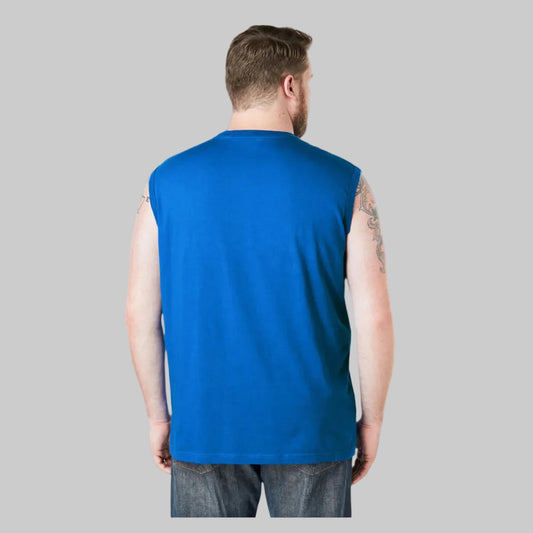 Royal Blue Big & Tall Size Muscle T Shirt PSM-9010