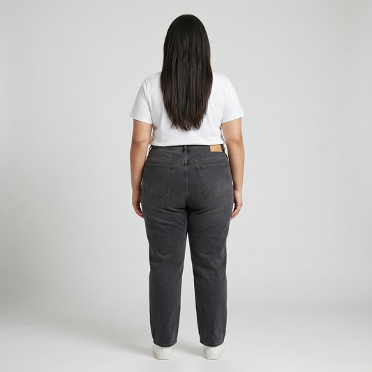 Washed Black Straight Fit Denim Jeans PSW-11102
