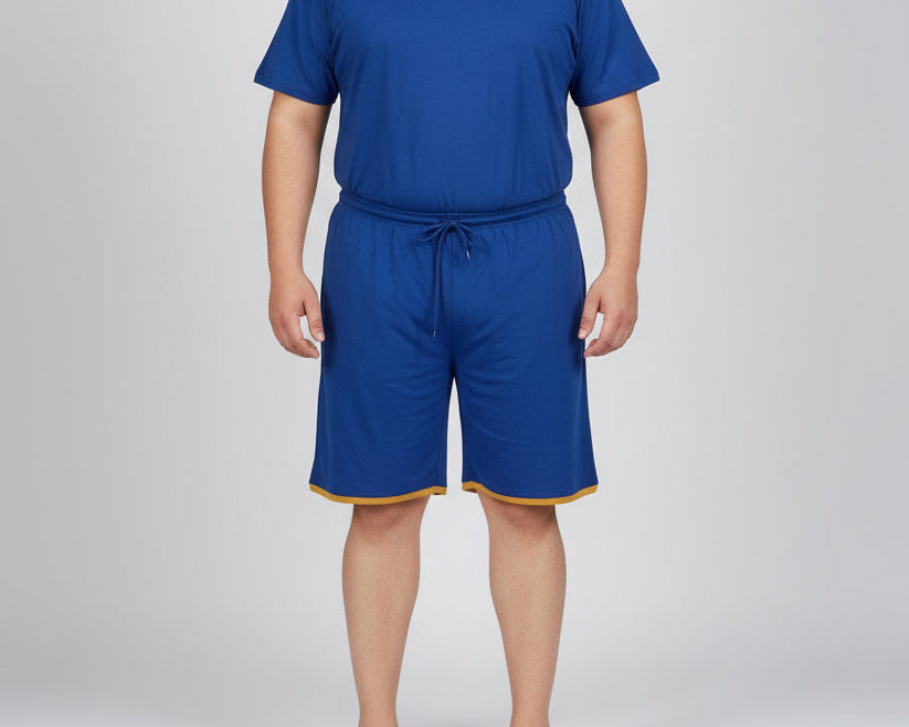 Royal Blue Cotton Jersey Short PSM-11050
