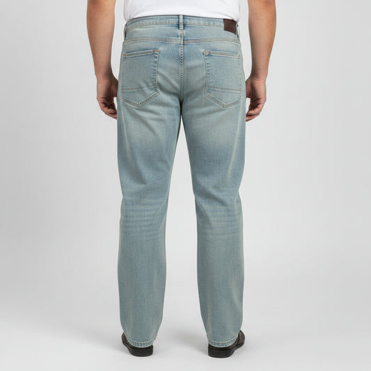 Vintage Wash Straight Fit Jeans PSM-11243