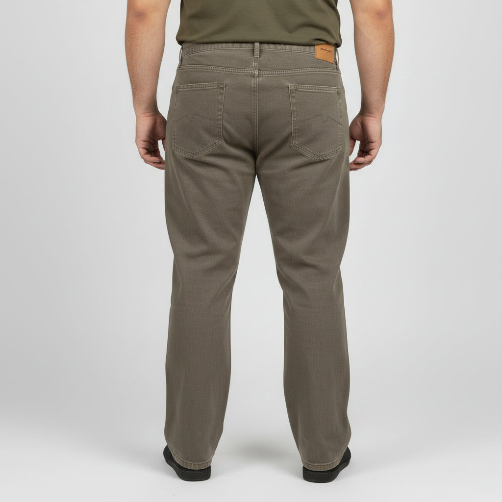 Twill Cotton Straight Fit Jeans PSM-11256