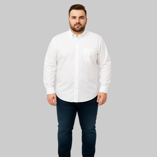 White Premium Full Sleeve Shirt PSM-10141