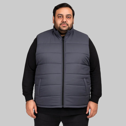 Stealth Peak Plus Size Sleeveless Puffer Jacket PSM-8645