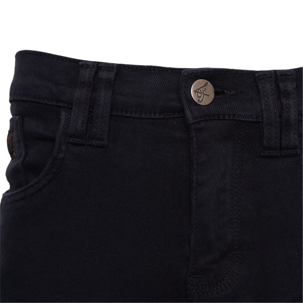 Classic Black Straight-Leg B Grade Jeans PSM-9218B