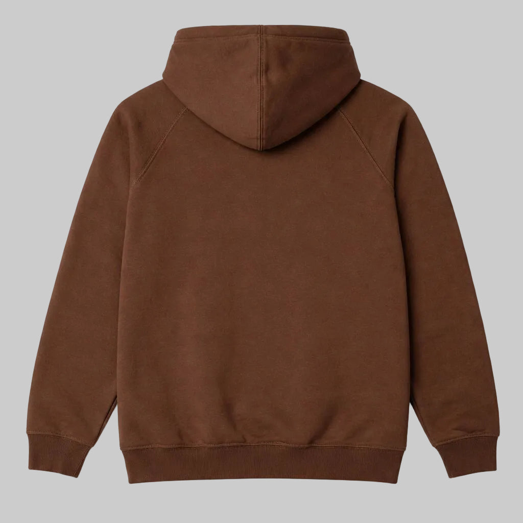 Premium Brown Full-Zip Winter Hoodie PSM-10469