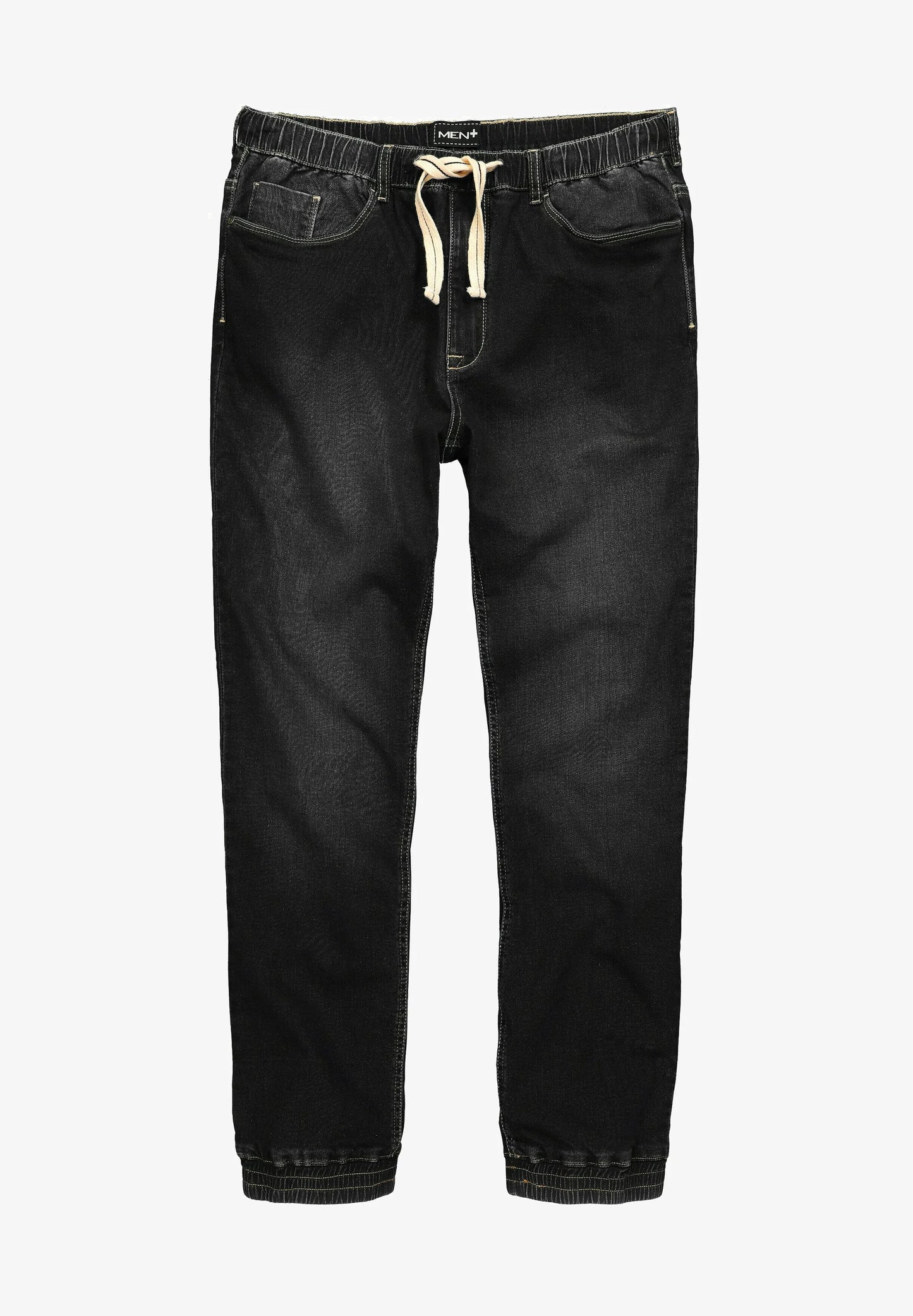 BlackEase Drawstring Denim Joggers Pent PSM-10499