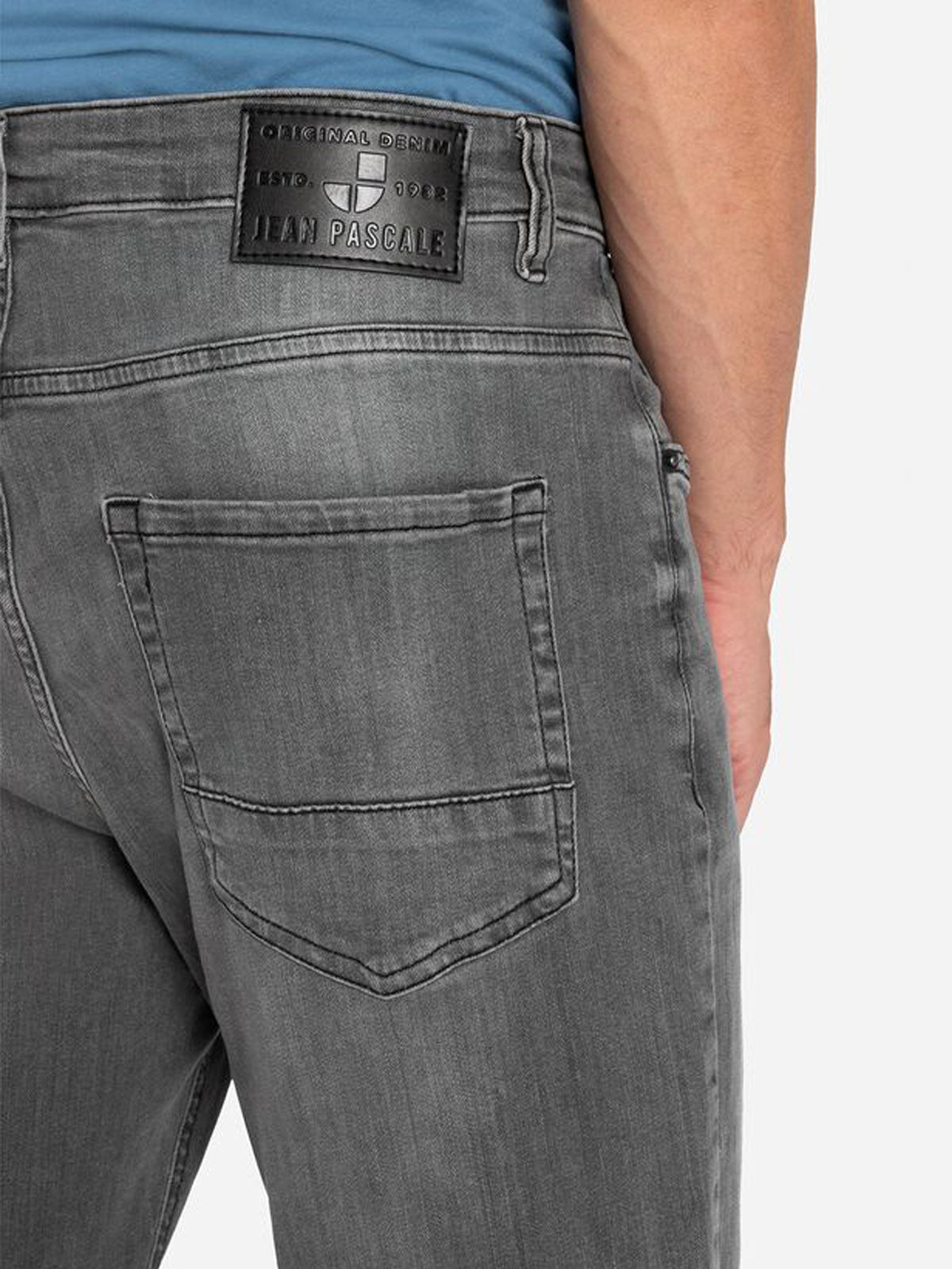 Dark Grey Regular Fit Jeans PSM-9030