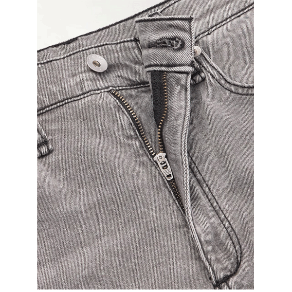Grey Slim-Fit Stretch-Denim Jeans Pant PSM-9120