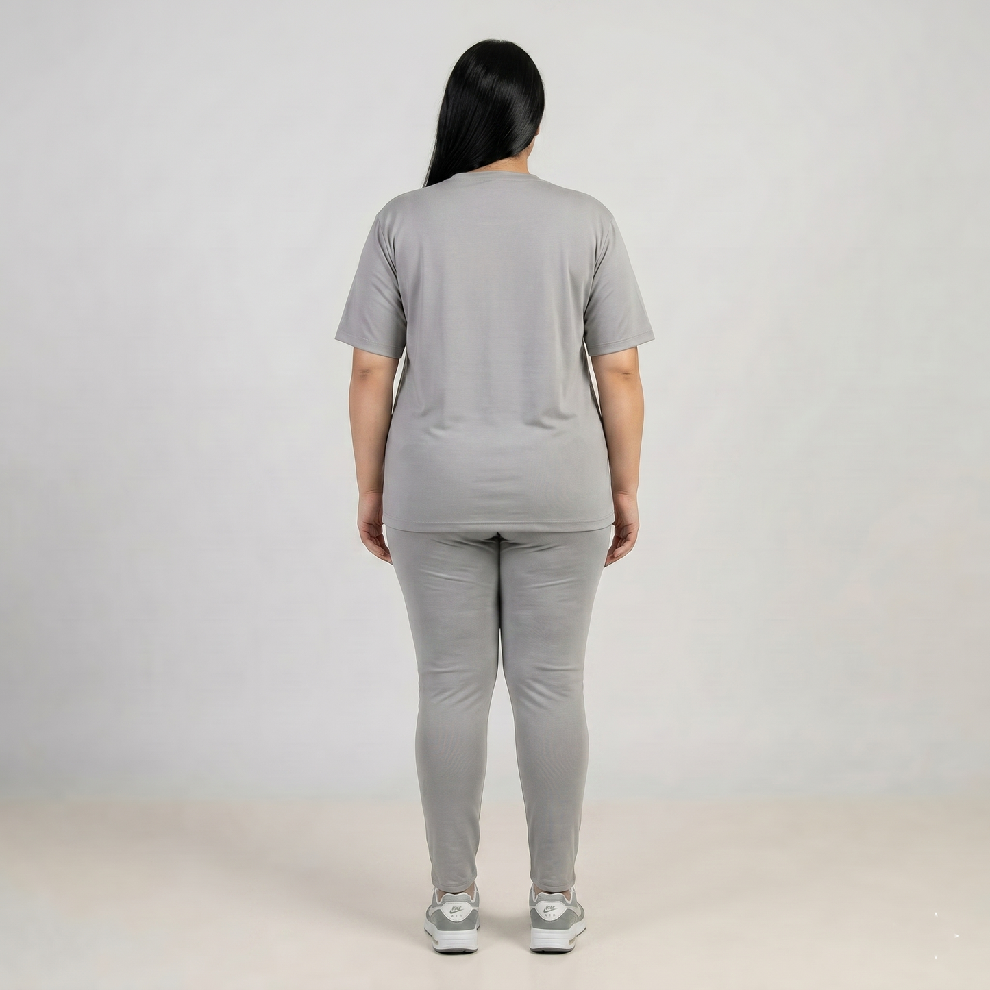 Light Grey Dry-Fit Co-ord Set PSW-11202