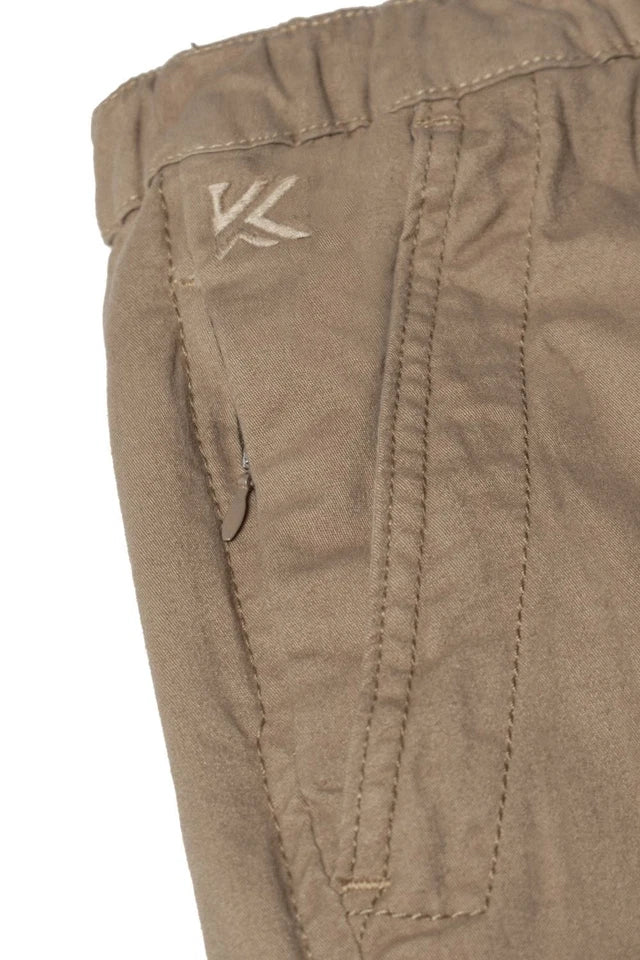 Khaki elasticated waist rugby Pant with pockets – Big & Tall fit.