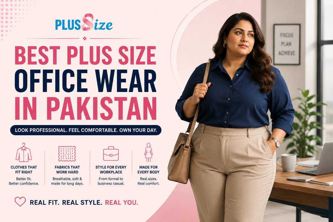 Plus Size Office Wear in Pakistan: What to Wear to Work Without Sacrificing Comfort or Style