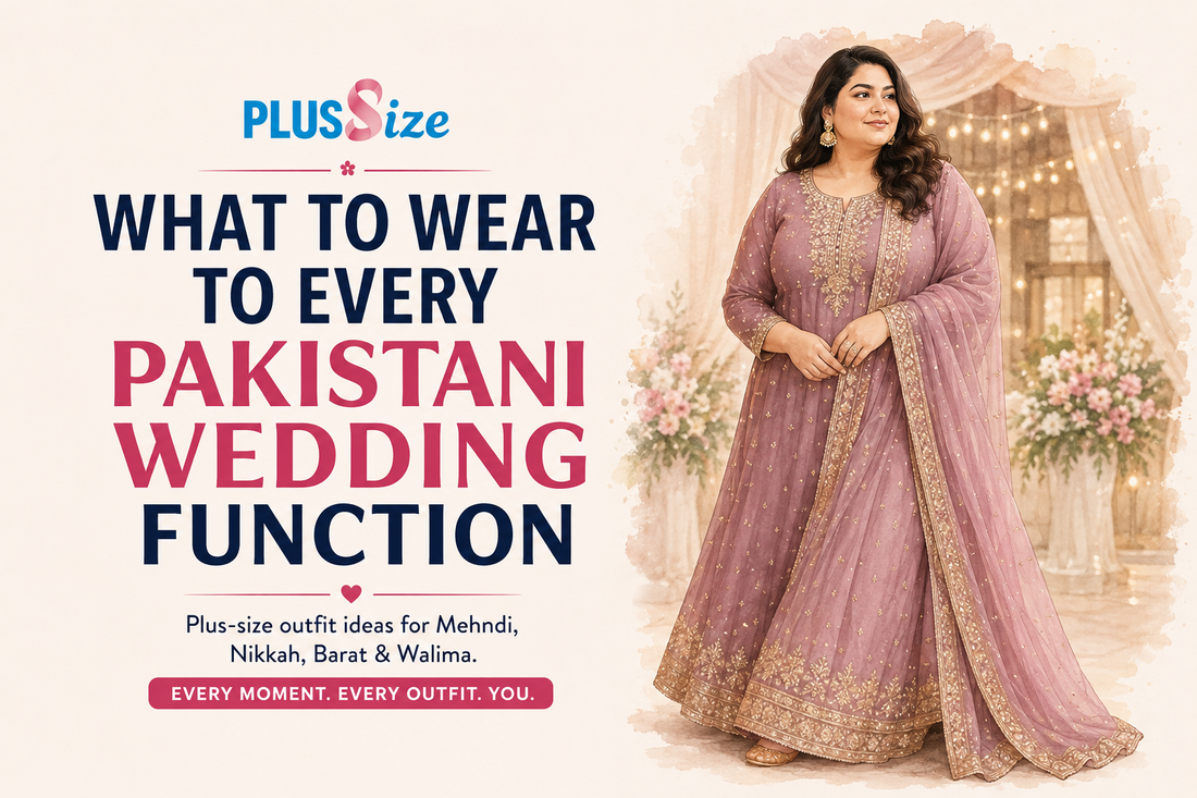 Plus Size Wedding Outfits in Pakistan: What to Wear for Mehndi, Nikkah, Barat & Walima