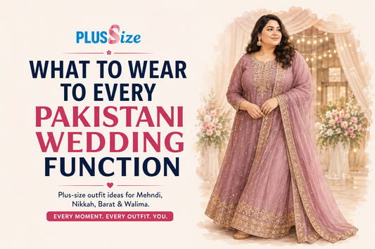 Plus Size Wedding Outfits in Pakistan: What to Wear for Mehndi, Nikkah, Barat & Walima