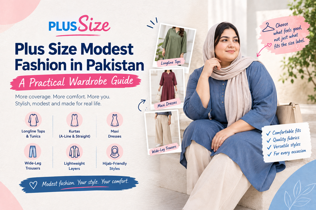 Plus Size Modest Fashion in Pakistan A Practical Wardrobe Guide