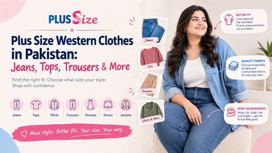Plus Size Western Clothes in Pakistan Jeans, Tops, Trousers and More