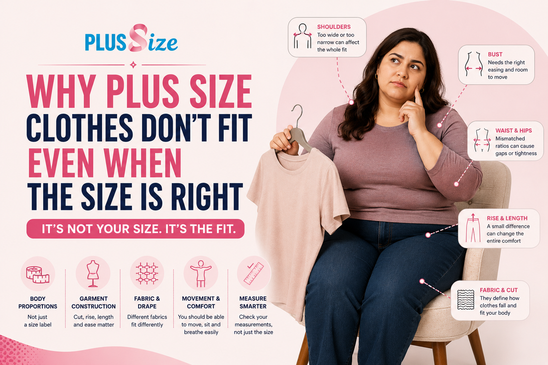 Why Plus Size Clothes Don't Fit Even in the Right Size | Plussize.pk