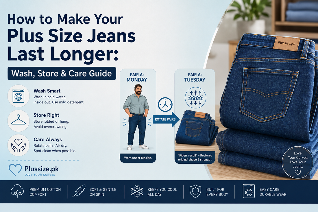 How to Make Your Plus Size Jeans Last Longer: Wash, Store & Care Guide