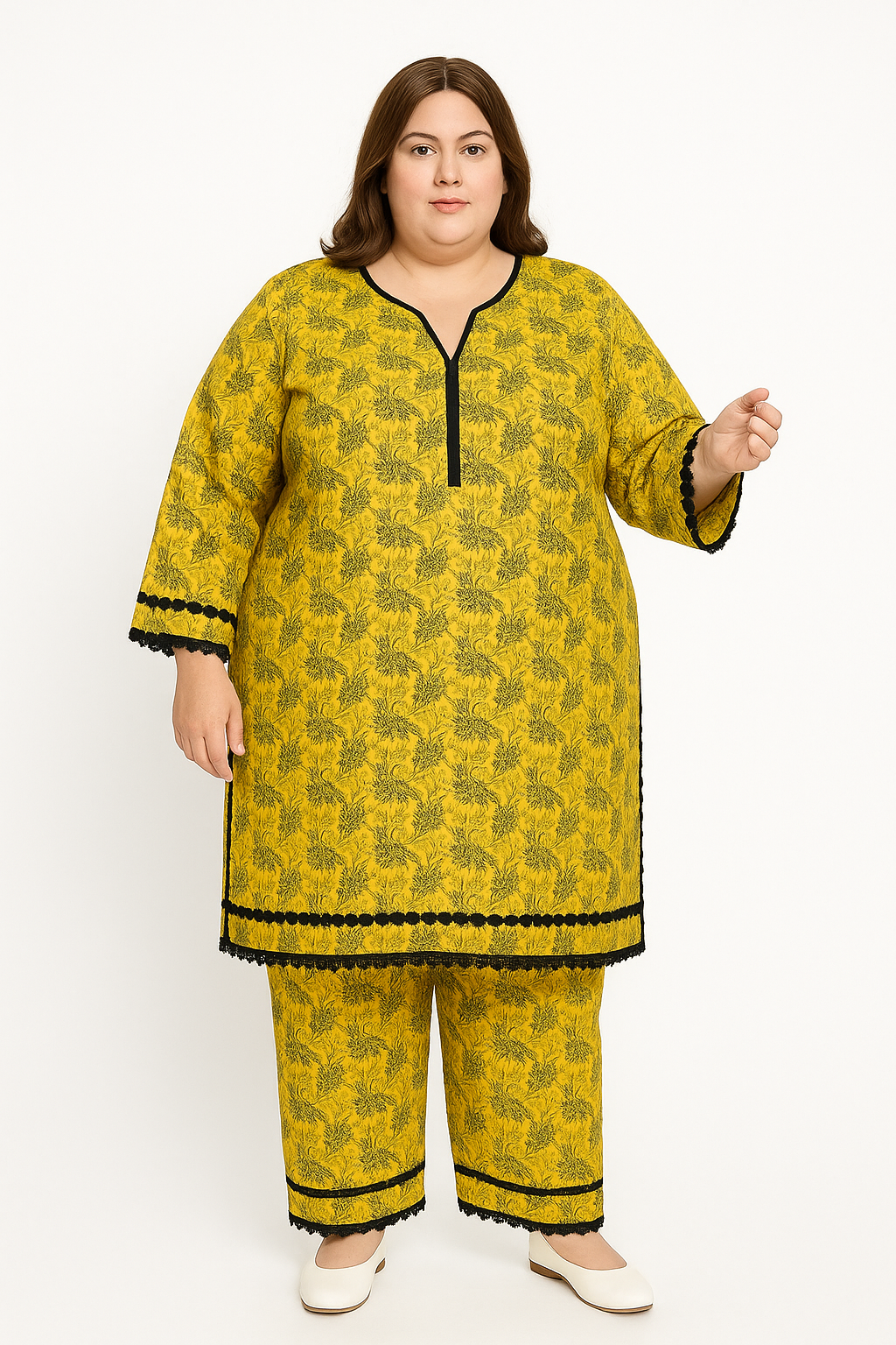 Plus Size Stitched Suits – Ready to Wear (2XL–6XL) | PlusSize.pk