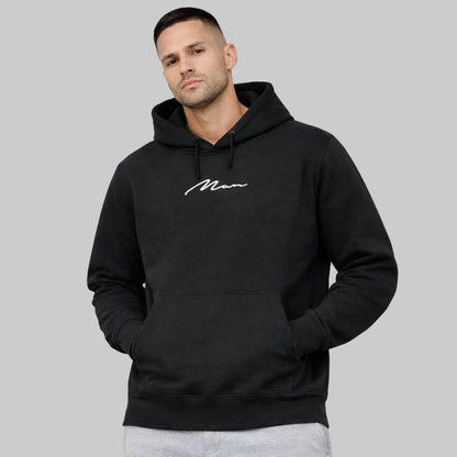 Black Signature Pullover Hoodie PSM-10471