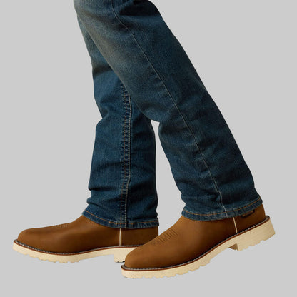 Ironside DuraStretch Stackable Straight Leg Jeans — tough work denim, straight fit, stacks over boots, utility knife pocket