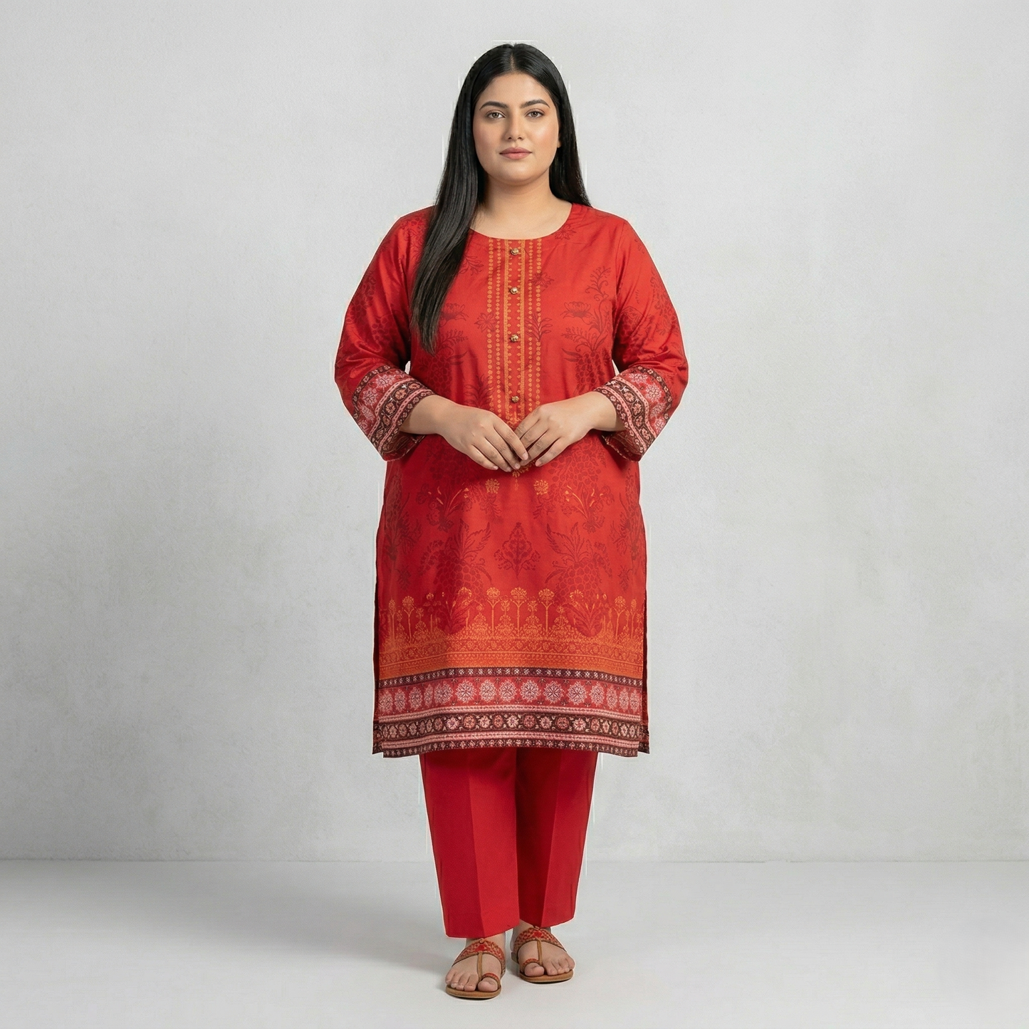 Crimson Heritage Premium Cotton Lawn 2PC Suit PSW-10998