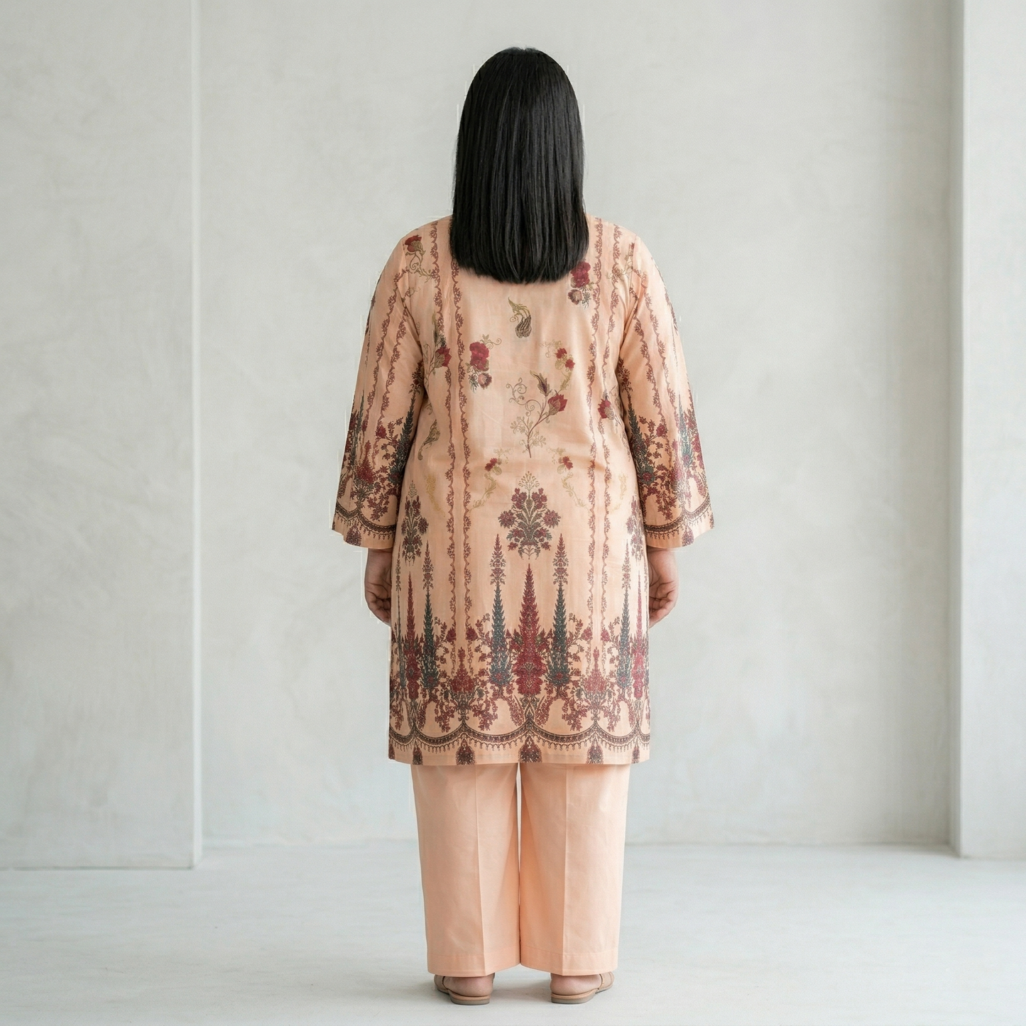 Blush Garden Premium Cotton Lawn 2PC Suit PSW-11000
