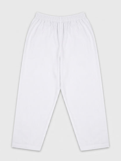 White Cotton Lawn Trouser PSW-11608