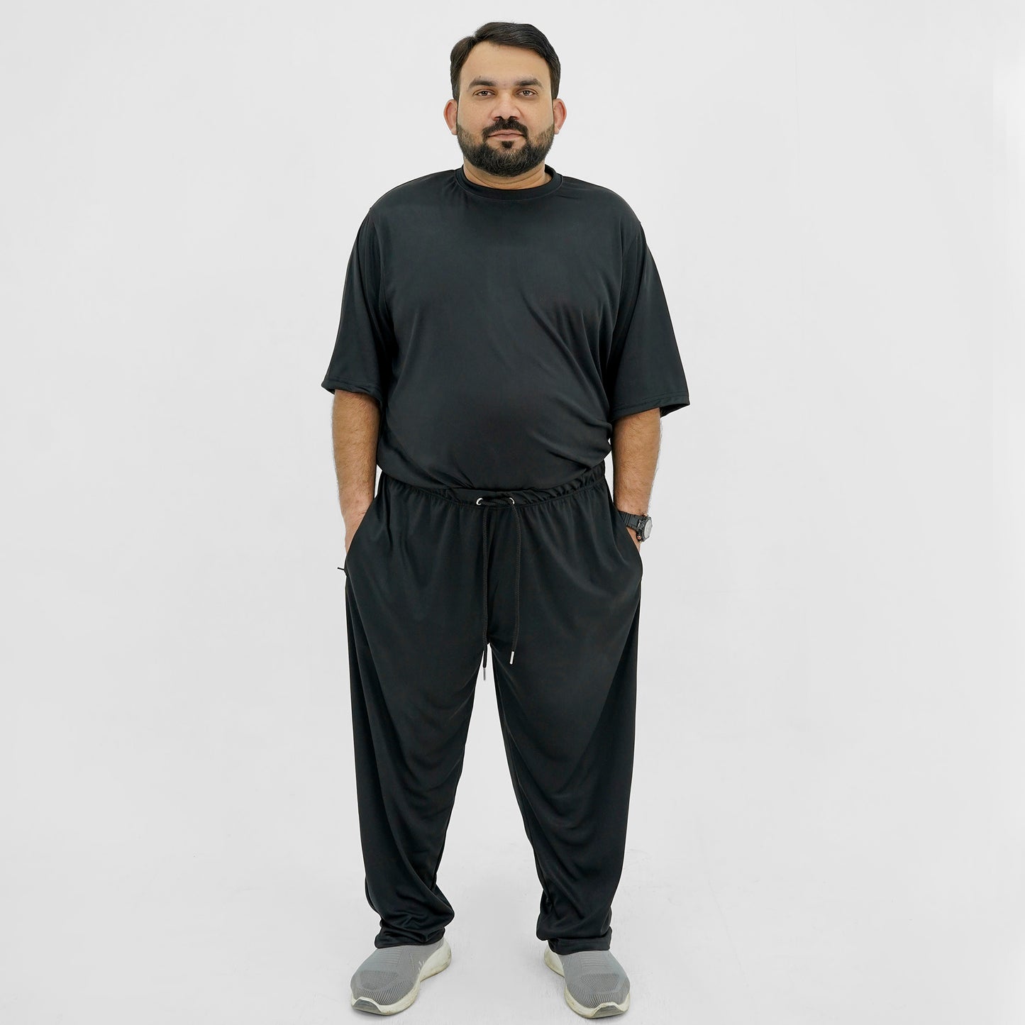 All Black Essential Co-ord Set PSM-9085