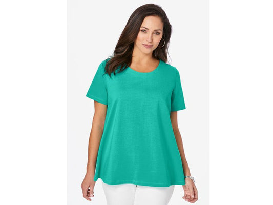 Aqua Sea Trapeze Knit T-Shirt PSW-6606