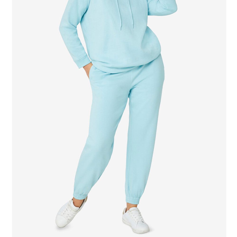 Aqua Sky Drawstring Waist Fleece Sweatpants PSW-7744