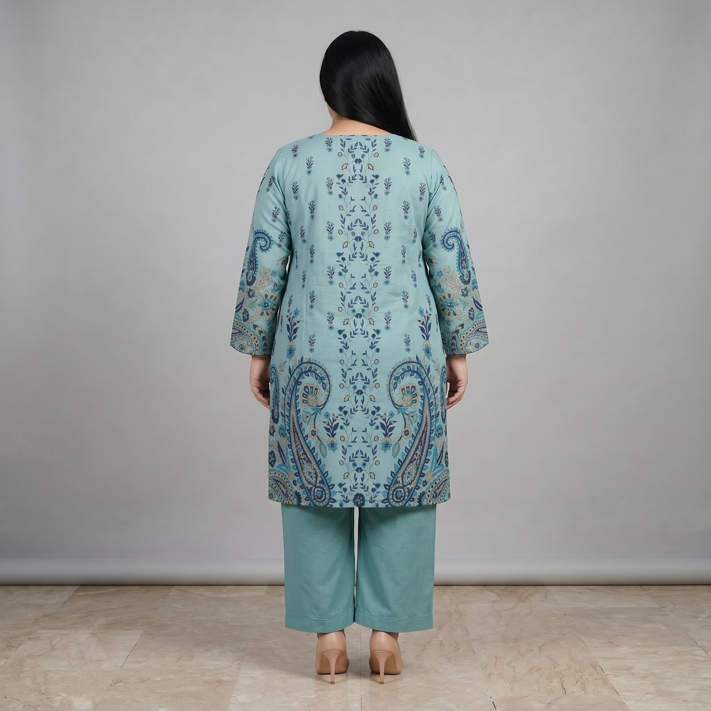 Aqua Breeze Ornate Lawn 2-Piece Printed Suit PSW-11173