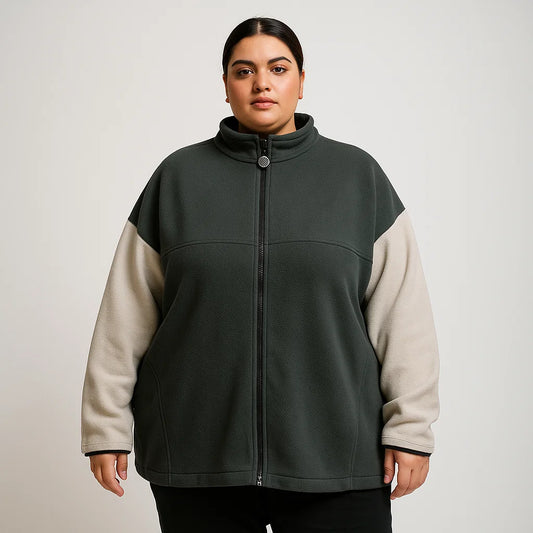 Arctic Comfort Plus-Size Polar Fleece Jacket PSW-8609