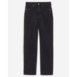 Ash Black Slim Straight High Jeans PSW-7835