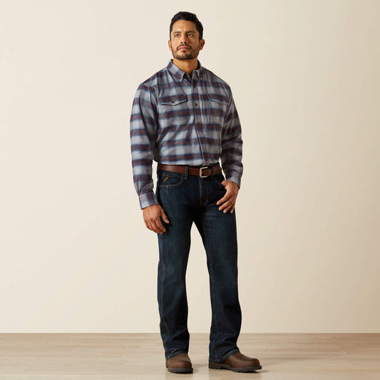 BLACKSTONE DuraStretch Stackable Straight Leg Jeans — tough work denim, straight fit, stacks over boots, utility knife pocket