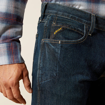 BLACKSTONE DuraStretch Stackable Straight Leg Jeans — tough work denim, straight fit, stacks over boots, utility knife pocket