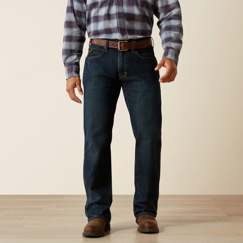 BLACKSTONE DuraStretch Stackable Straight Leg Jeans — tough work denim, straight fit, stacks over boots, utility knife pocket